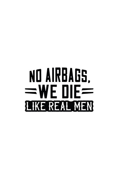 Amo-Stickers Sticker Auto No airbags 2 25cm Rosu