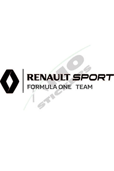 Amo-Stickers Renault Sport F1 25cm Gri inchis