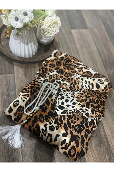 ssd New Premium Egyptian Embroidered Shawl Leopard Skin Collection