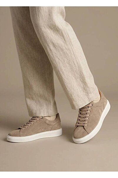Vogel Leto Premium Süet Deri Sneaker - Bej