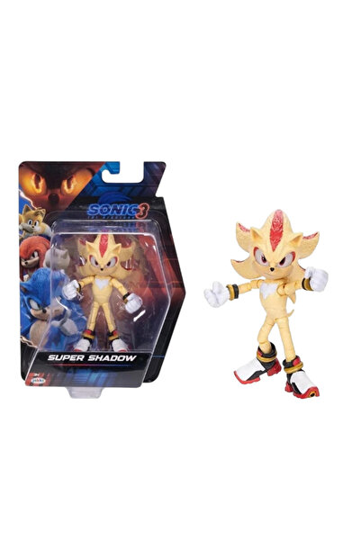 NECO TOYS Sonic The Hedgehog 3 Filmi Süper Shadow Aksiyon Figürü