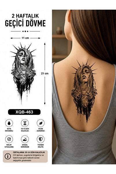 medink tattoo Gerçekci Geçici Dövme Tattoo Kız Kalpsiz Sigara Dövme Etiket Ka...