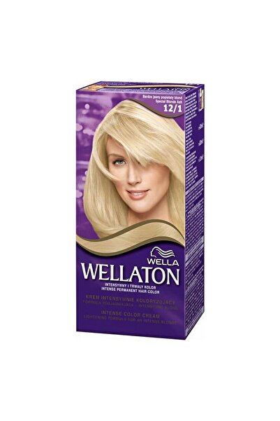 Wella Wellaton Set 2 x Vopsea Par Permanenta Intense Color Creme 12/1 Blond C...