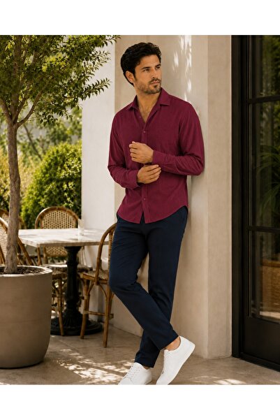 unika boutique Long Sleeve Summer Wrinkled Shirt