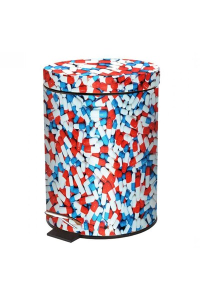 SELETTI Κάδος Απορριμμάτων Pills 5Lt 13444 39,5x25x25cm Πολλαπλών Χρήσεων