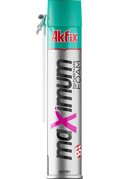 Akfix FA002 MAXİMUM POLİÜRETAN KÖPÜK 65 lt (Pipetli) MAX. 850 ml/1000 gr