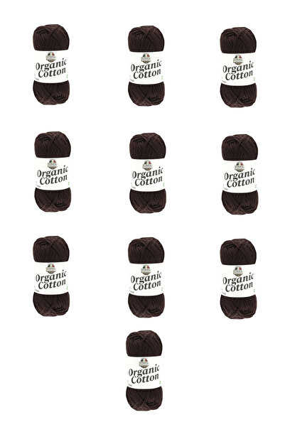 Etrofil 10 Pieces Organic Cotton (77224) Biter Kahve 100% Organic Cotton Amig...