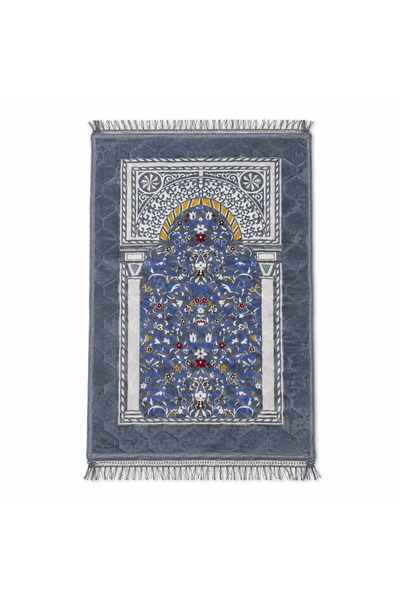 Bleco سجادة الصلاة سميكة وناعمة، بتصميم قابل للطي. إنها مثالية للاستخدام أثنا...