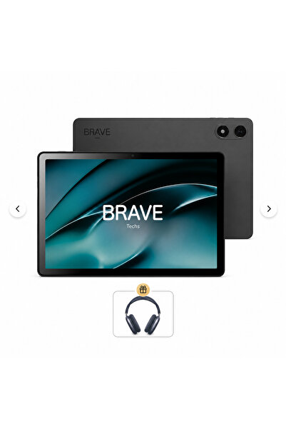 Brave T4 Lite Tablet, 4Gb + 4Gb Ram, 128Gb Storage, Wi-Fi, 10.1-Inch Screen -...