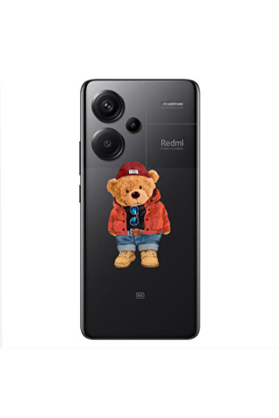 Other Xiaomi Redmi Note 13 Pro+ 5G Bear in a hat Transparent Silicone TPU Θήκη