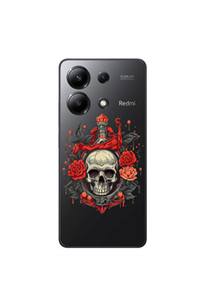 Other Xiaomi Redmi Note 13 4G Flower head Transparent Silicone TPU Θήκη