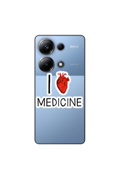 Other Xiaomi Poco M6 Pro 4G I Love Medicin Transparent Silicone TPU Θήκη