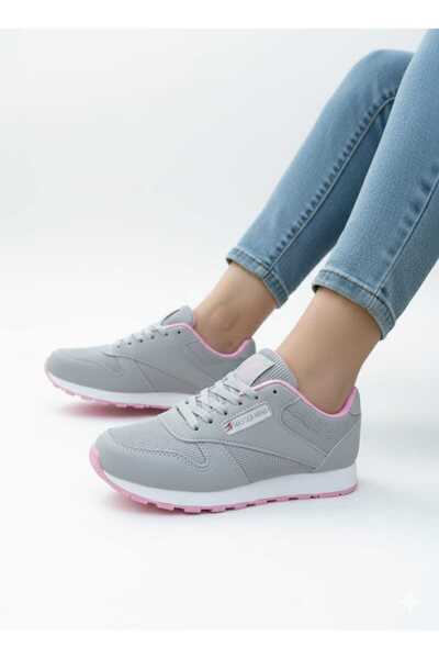 LİGSTAR Ice Gray Pink Summer Women's Sports Shoes Mesh Lightweight Flexible C...