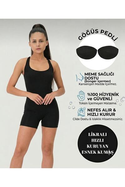 ENDYMION Kupaći kostim za plivačice, jednobojni kupaći kostim sa dugim šortam...
