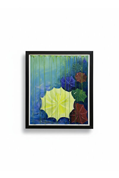 OEMS Rain: a Stylistic Painting on Canvas