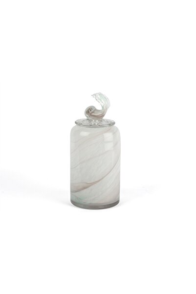 Mikasa Moor Alba Glass Dekoratif Cam Kavanoz 12x27cm