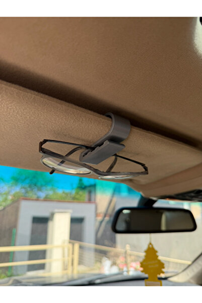 DU&ER Car Sun Visor Glasses Holder Clip Glasses Hanger Bracket