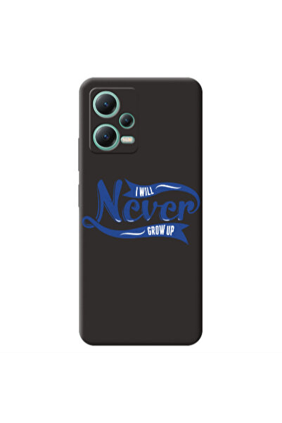 Other Xiaomi Redmi Note 12 Pro 5G I Will Never Grow Up Black Colored Silicone...