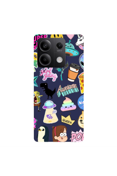 Other Xiaomi Redmi Note 13Pro 5G Cartoon queen Dark blue Colored Silicone TPU...