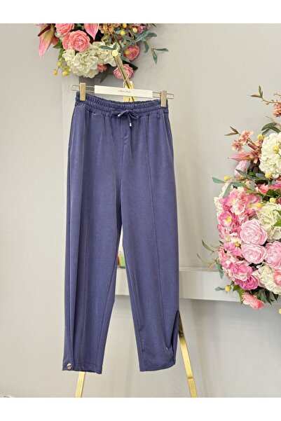 2K 25097 Snap-Cuff Trousers Indigo