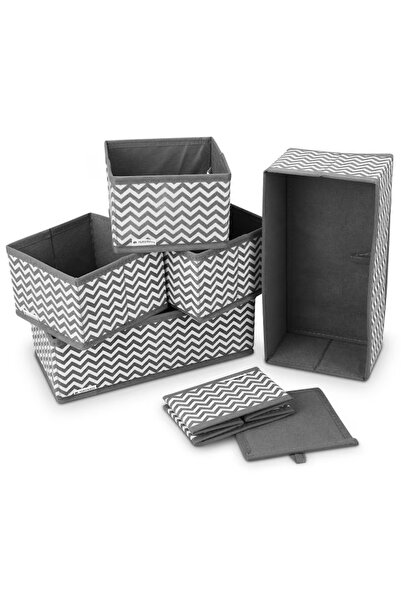 Navaris Set de 6 cutii de depozitare de diverse dimensiuni, 49052.06
