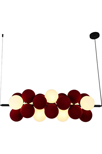 Neon Modern Red and White Ceiling Fan