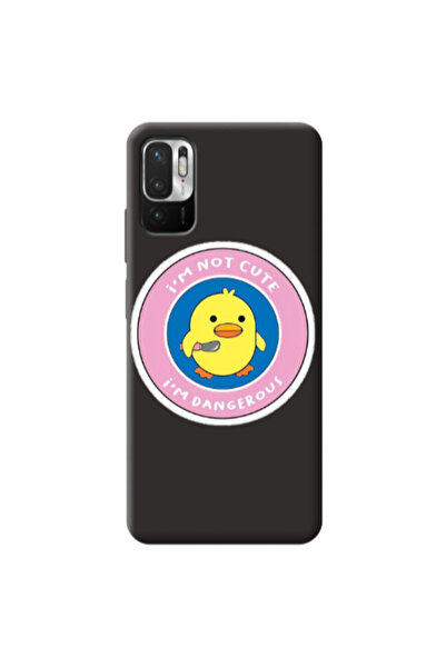 Other Xiaomi Redmi Note 10 Pro 5G I m dangerus Black Colored Silicone TPU Θήκη