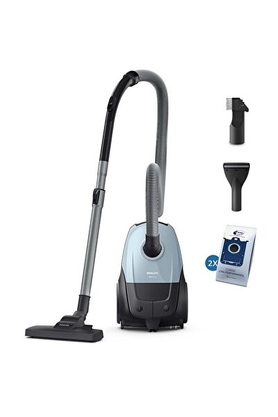 Philips Σειρά 2000 Ηλεκτρική σκούπα με σακούλα XD1142/10, 3λτ, 750W, 77dB, μπ...