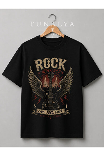 Grafftee Clothing Tunalya Rock Özgür Ronknroll Design Premium Printed Unisex ...