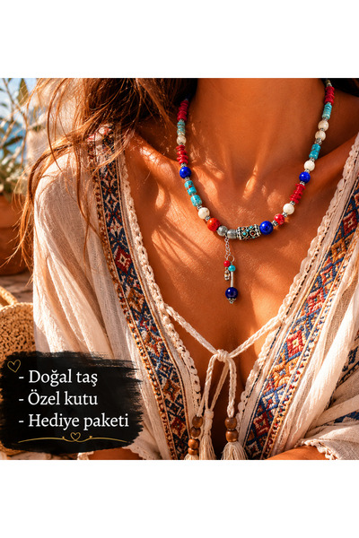 HER ŞEY NOTA www.herseynota.com Bohemian Navira & Solenya Natural Stone Bead ...