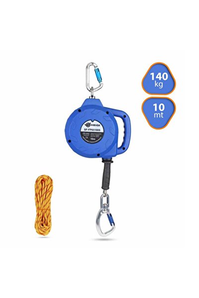 Titi 518140010 Geri Sarımlı Düşüş Durdurucu YoYo 10mt (Maks.140Kg)