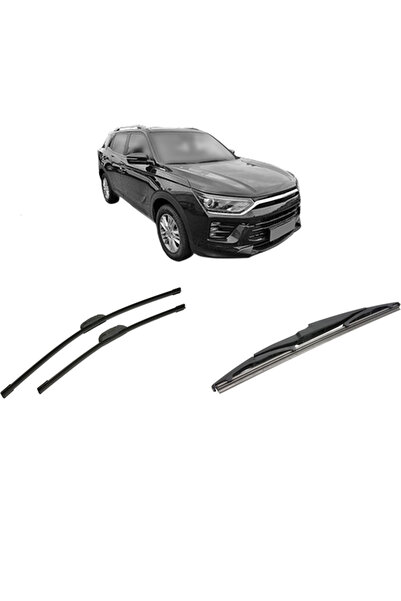 Bosch Σετ 3 υαλοκαθαριστήρων SSANGYONG KORANDO (C300) από το 2021-2023, για τ...