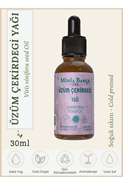 minia bahçe Grape Seed Oil, 100% Pure and Natural - 30ml