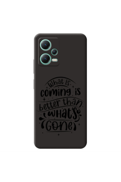 Other Xiaomi Redmi Note 12 Pro 5G What is coming Black Colored Silicone TPU Θήκη