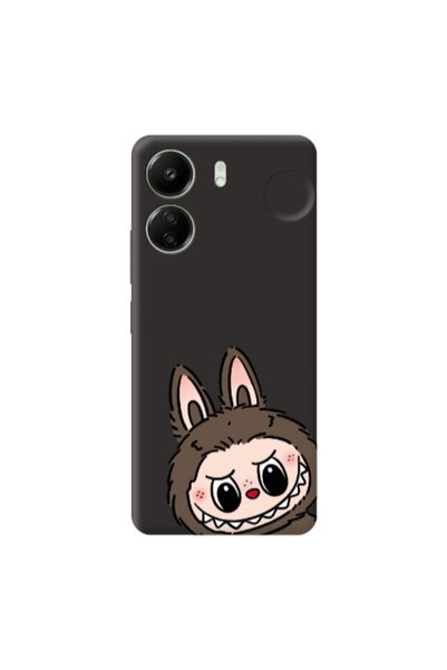 Other Xiaomi Redmi 13C Labubu7 Black Colored Silicone TPU Θήκη