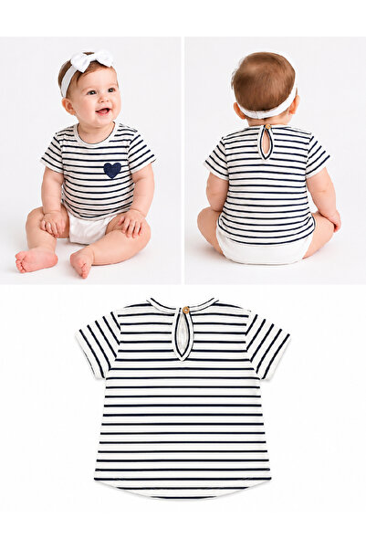 Evendi Tricou, Alb/Albastru