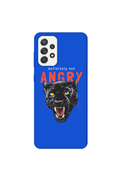 Other Samsung A52 Pointed teeth Blue Colored Silicone TPU Θήκη