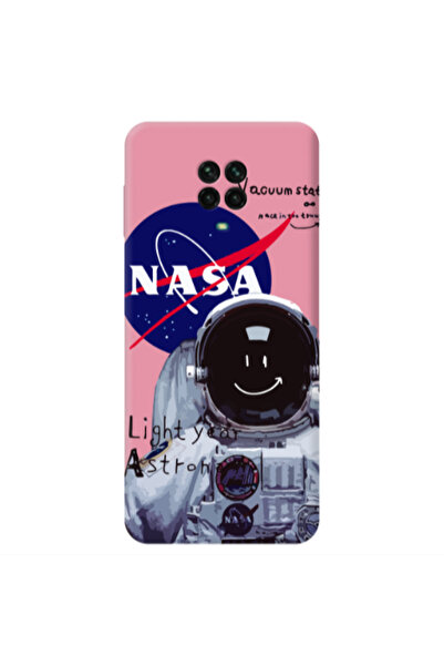 Other Xiaomi Redmi Note 9 Pro Vacuum State Pink Colored Silicone TPU Θήκη