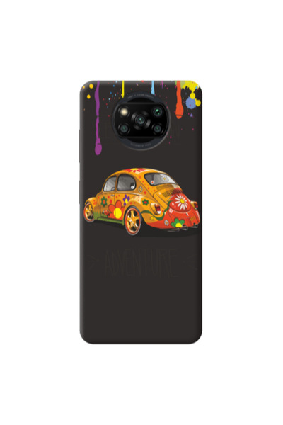 Other Xiaomi Poco X3 /X3 Pro Adventure Black Colored Silicone TPU Θήκη