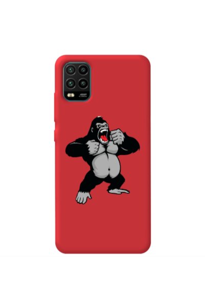 Other Xiaomi Mi 10 Lite Angry Gorilla2 Red Colored Silicone TPU Θήκη