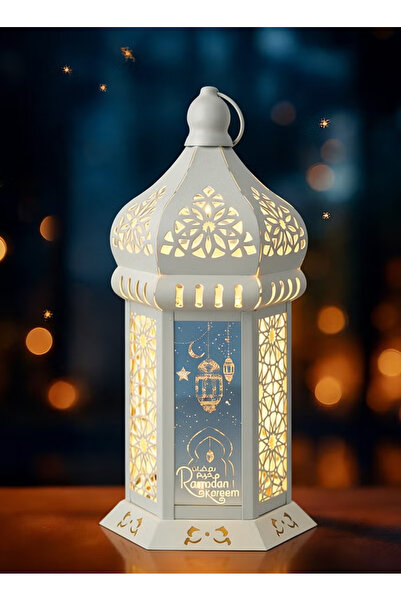 TAPIT Ramadan LED Wind Lights Moroccan Desk Lamp Eid Desk Lamp Battery Operat...