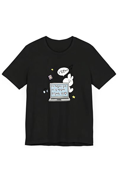 Little YELLOW Duck 180g fine-carded pure cotton short-sleeved T-shirt for wom...