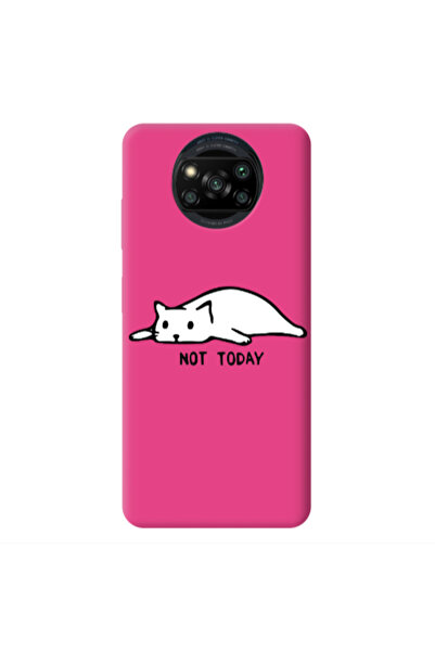 Other Xiaomi Poco X3 /X3 Pro Not Today Fuchsia Colored Silicone TPU Θήκη