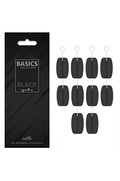 OEM Σετ Αρωματικών Αυτοκινήτου Feral Basics Collection Black 10 Τεμάχια