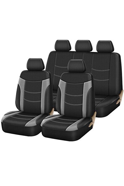 OEM Καλύμματα Αυτοκινήτου Super Sport All In One Μαύρο-Γκρι Σετ 11 Τεμάχια