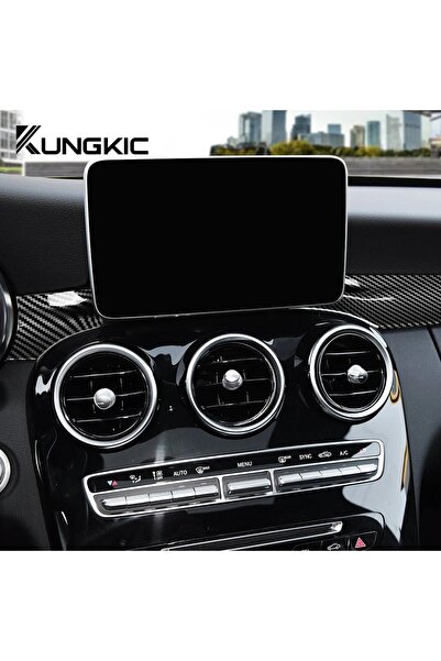 OEM Κάλυμμα κονσόλας carbon ABS για Mercedes Benz W205 C Class C180 C200 GLC ...