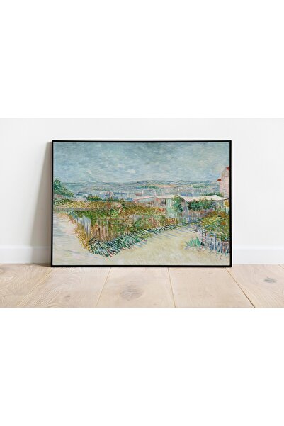 Pegziz Vincent van Gogh Vedere din Montmartre asupra Parisului (1886) Pictură...