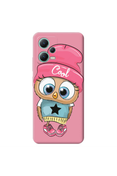 Other Xiaomi Redmi Note 12 Pro 5G Cool Star Pink Colored Silicone TPU Θήκη
