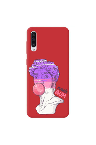 Other Samsung A50 Pin Bubble Red Colored Silicone TPU Θήκη