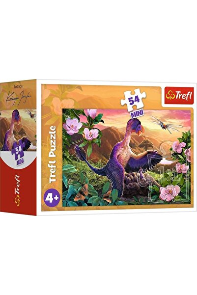 Trefl Puzzle, Trefl, Model dinozauri, 54 piese, Carton, Multicolor